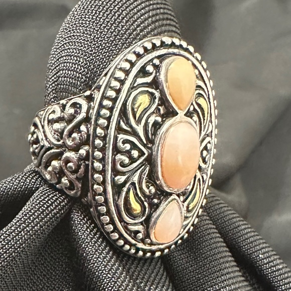 NK Thailand Pink Coral Ring - Picture 4 of 6
